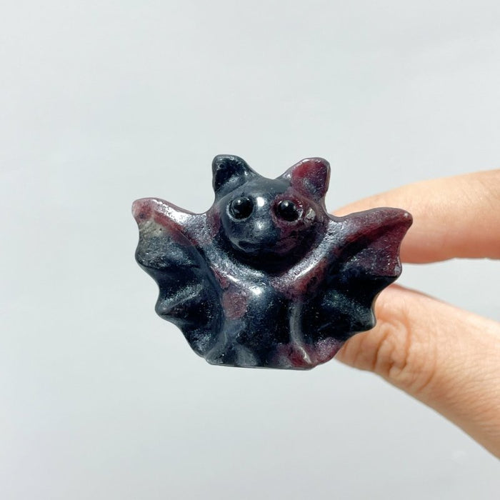 6 Types Halloween Bat Crystal Car Air Vent Clips Wholesale Car Accessories Obsidian Garnet