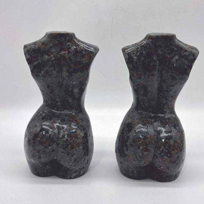 6.1in Large Yooperlite Goddess Carving Wholesale (UV Reactive)