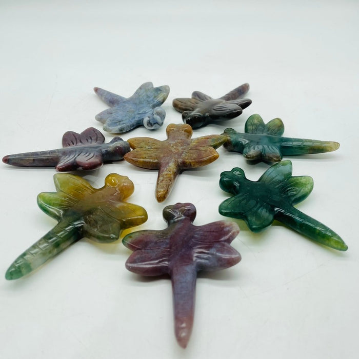 Ocean Jasper Dragonfly Carving Wholesale