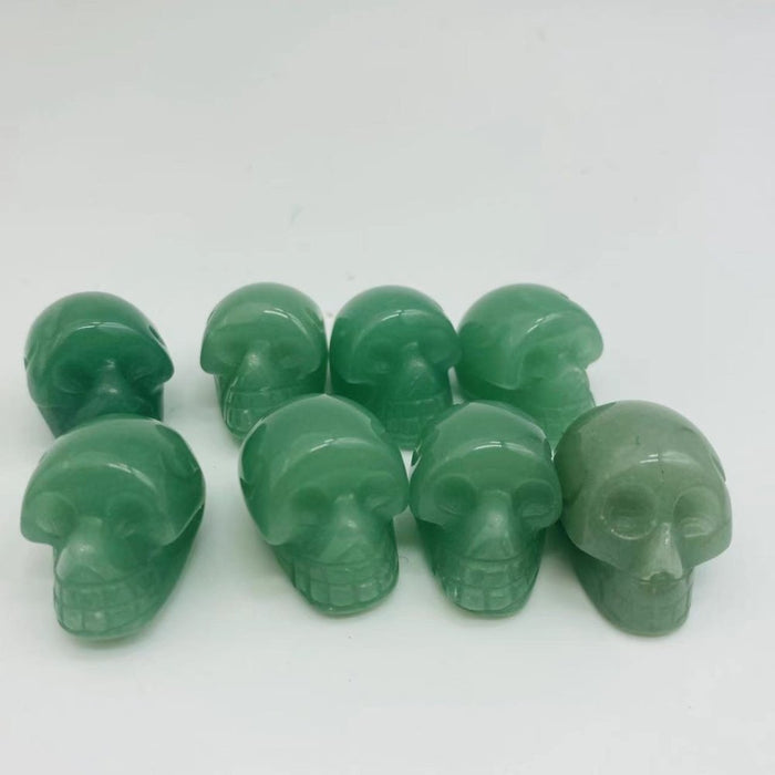 6types Crystals Skull Rose Quartz Tiger Eye
