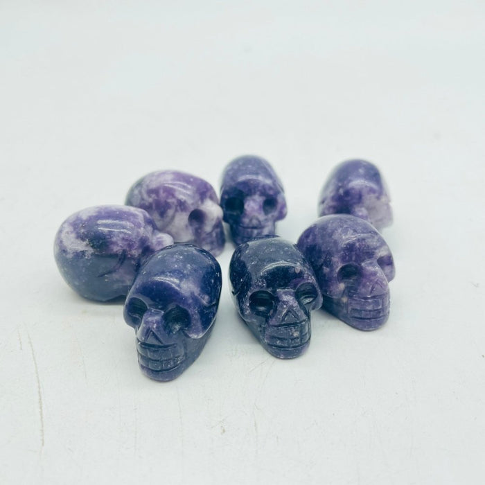 6types Crystals Skull Rose Quartz Tiger Eye