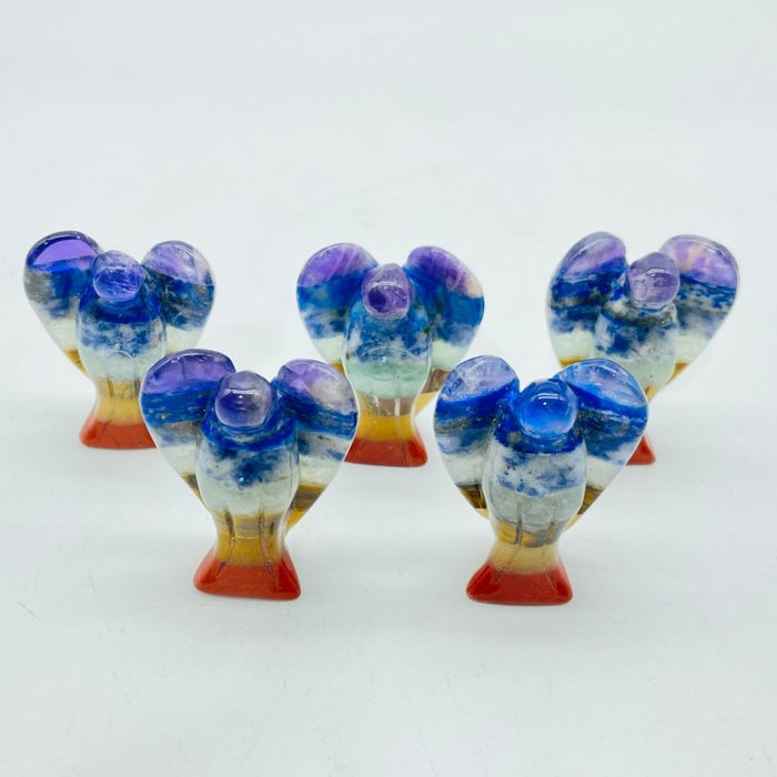 7 Chakra Stone 1.5inch Angel Carving Wholesale