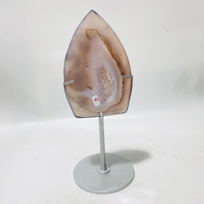 7 Pieces Large Geode Agate Arrow Head With Stand