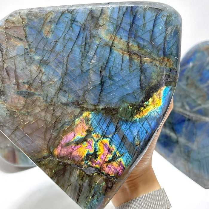 7 Pieces Large Labradorite Free Form High Quality