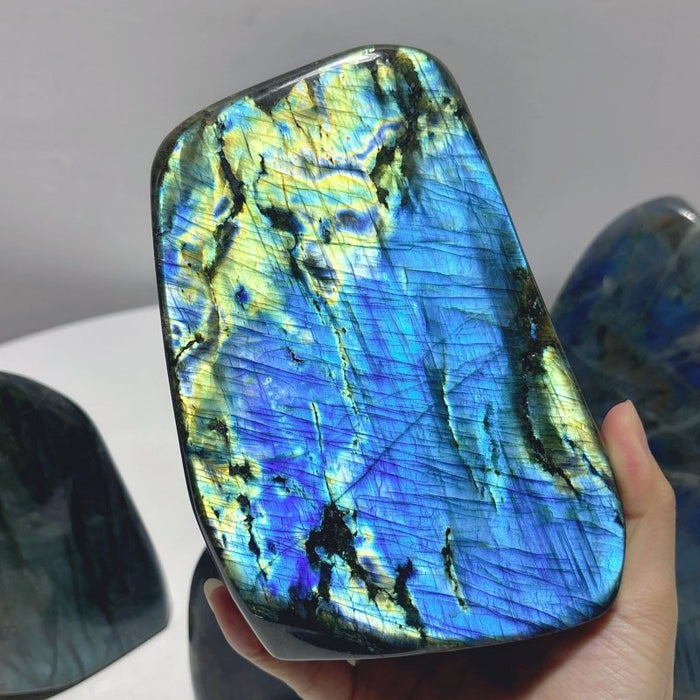 7 Pieces Large Labradorite Free Form High Quality