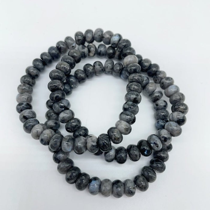 7 Types Rondelle Beads Bracelet Wholesale Moss Agate Red Jasper