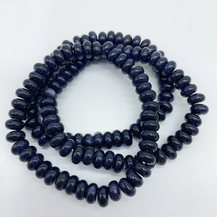 7 Types Rondelle Beads Bracelet Wholesale Moss Agate Red Jasper