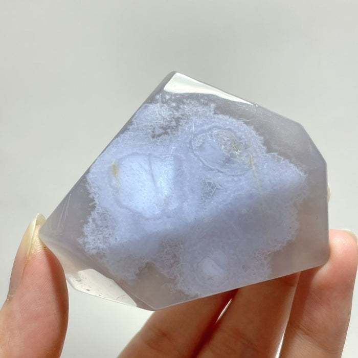 70 Pieces Polished Blue Chalcedony Free Form