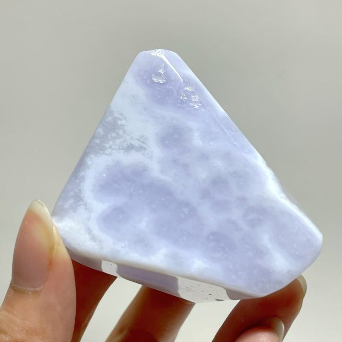 70 Pieces Polished Blue Chalcedony Free Form