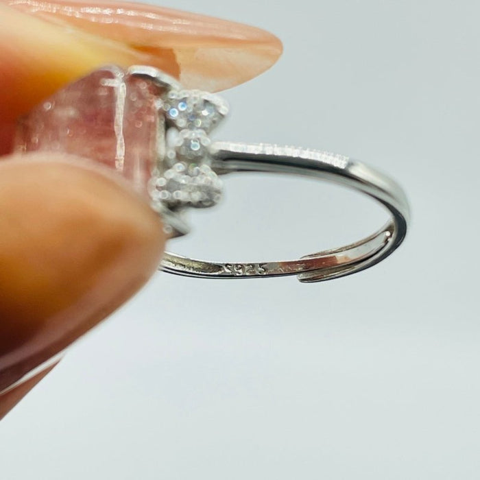 73 Pieces Super 7 Strawberry Quartz Different Styles Sterling Silver Ring