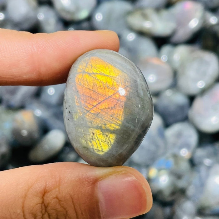 7.77kg(17lbs) Small Purple Blue Labradorite Palm