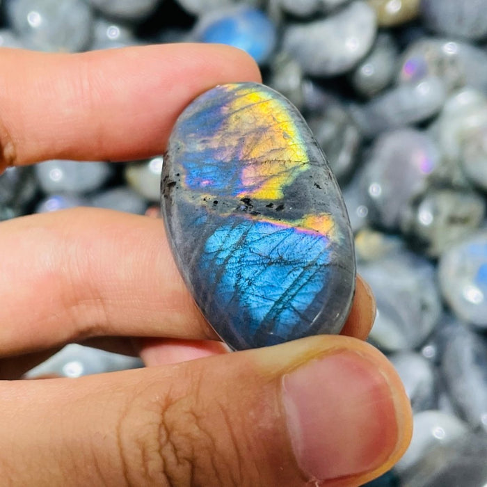 7.77kg(17lbs) Small Purple Blue Labradorite Palm