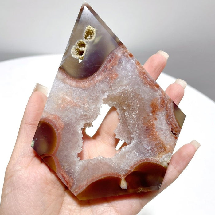 8 Pieces Beautiful Large Geode Druzy Agate Arrow Head Shape