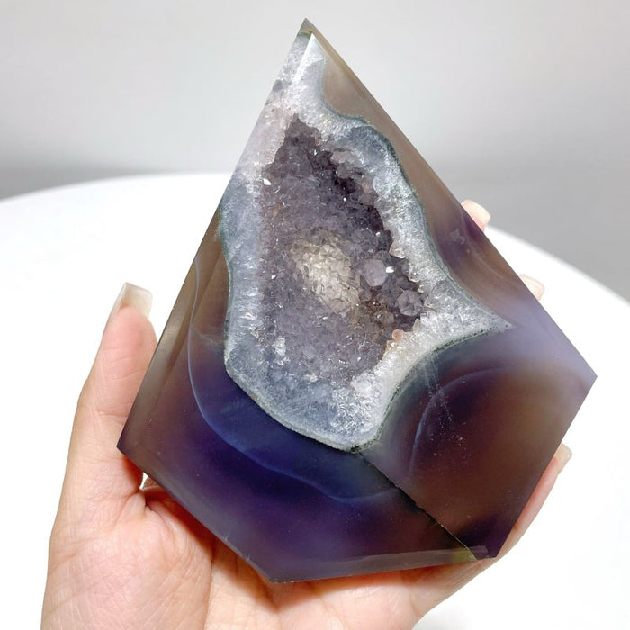 8 Pieces Beautiful Large Geode Druzy Agate Arrow Head Shape