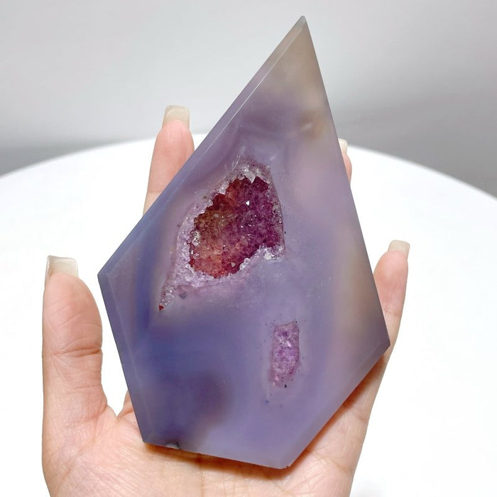 8 Pieces Beautiful Large Geode Druzy Agate Arrow Head Shape