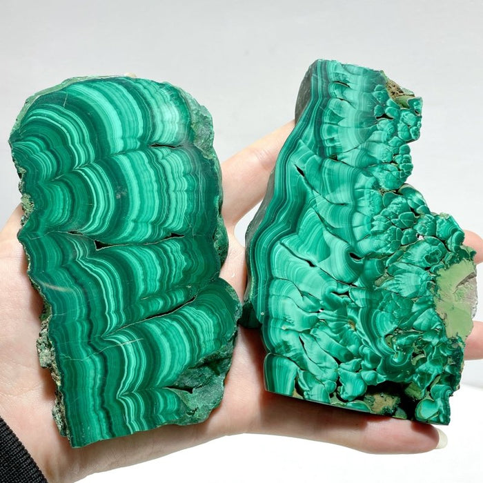 8 Pieces High Quality Polished Malachite Slab