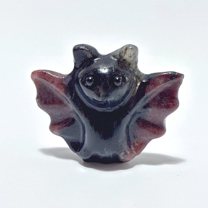 8 Types Halloween Bat Carving Wholesale Clear Quartz Pyrite Garnet