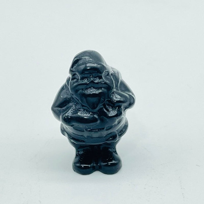 8 Types Mini Black Obsidian Christmas Carving Wholesale Apple Santa Claus Penguin
