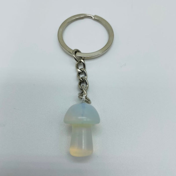 8 Types Mini Mushroom Keychain Wholesale Rhodonite Carnelian Lapis Lazuli