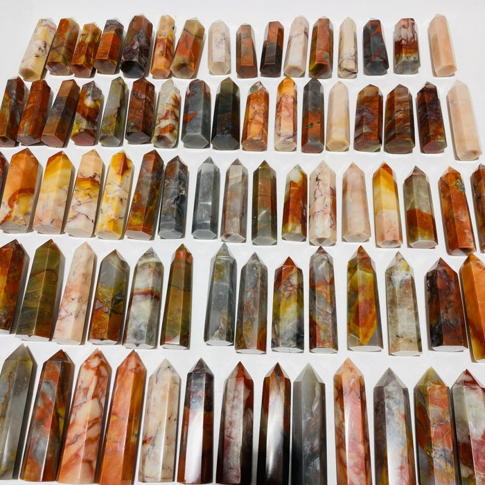 83 Pieces China Red Jasper Stone Points