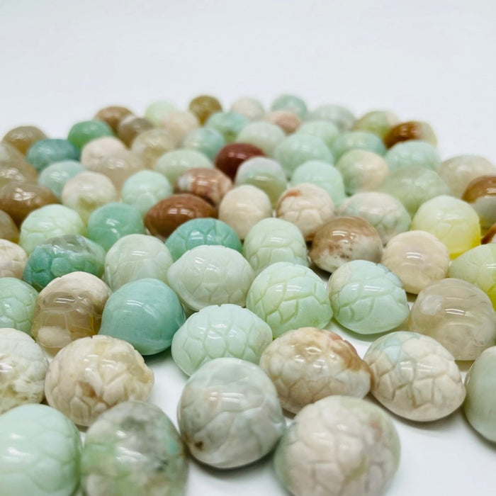 85 Pieces Sakura Agate Turtle Shell Carving