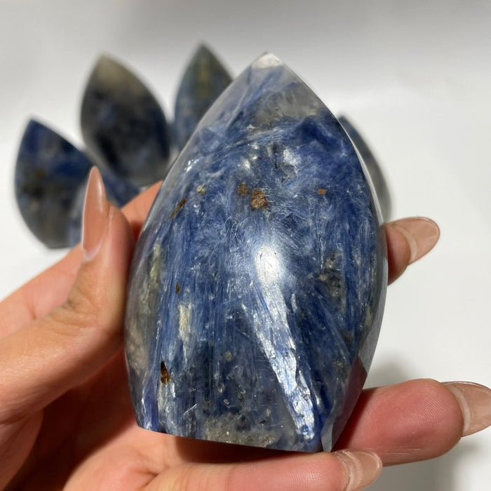 9 Pieces Blue Kyanite Mixed Clear Quartz Arrow Head Shape