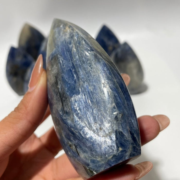 9 Pieces Blue Kyanite Mixed Clear Quartz Arrow Head Shape