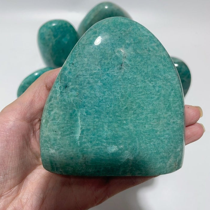 9 Pieces Deep Blue Amazonite Free Form