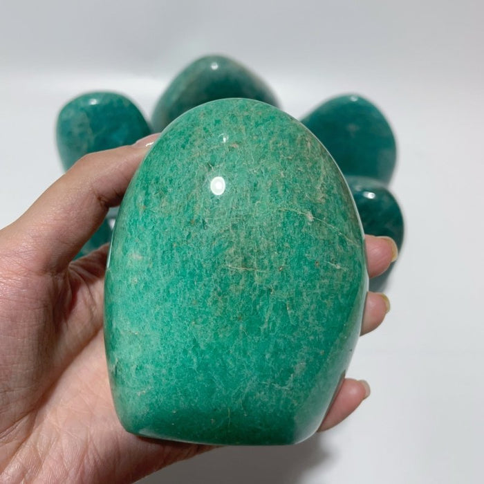 9 Pieces Deep Blue Amazonite Free Form