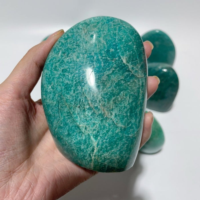 9 Pieces Deep Blue Amazonite Free Form