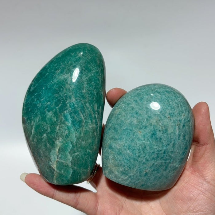 9 Pieces Deep Blue Amazonite Free Form