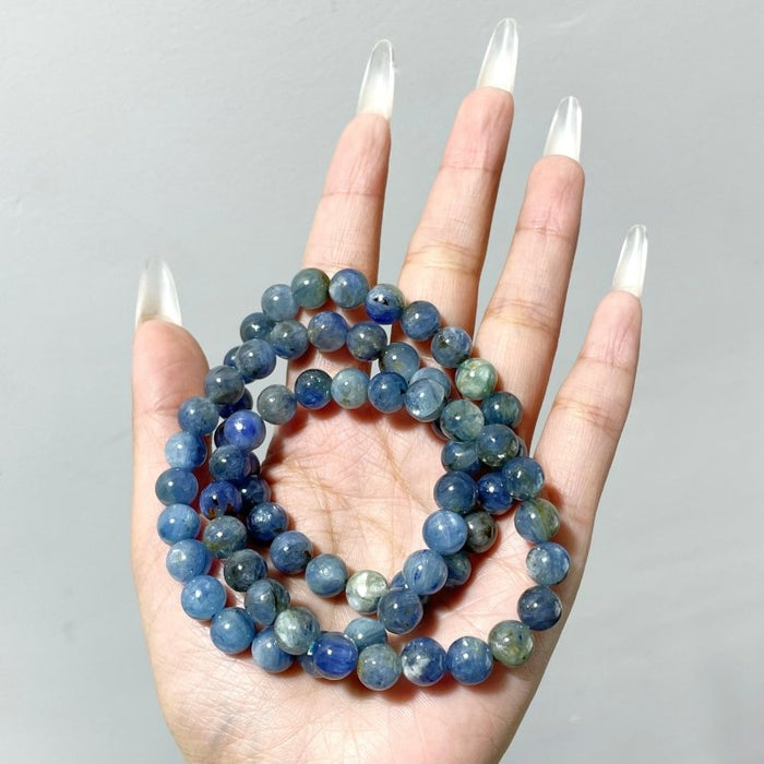 9 Pieces Beautiful Blue Kyanite Bracelet