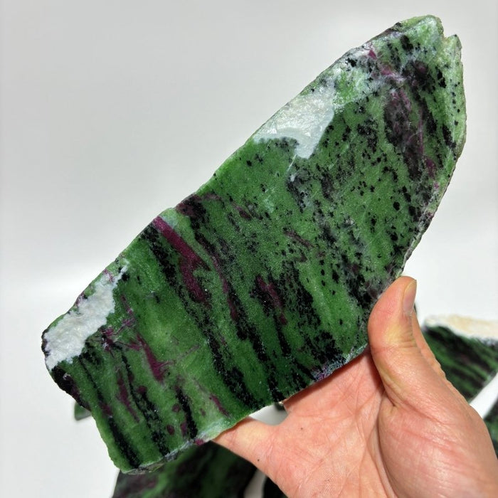 9 Pieces Large Ruby Zoisite Crystal Slab