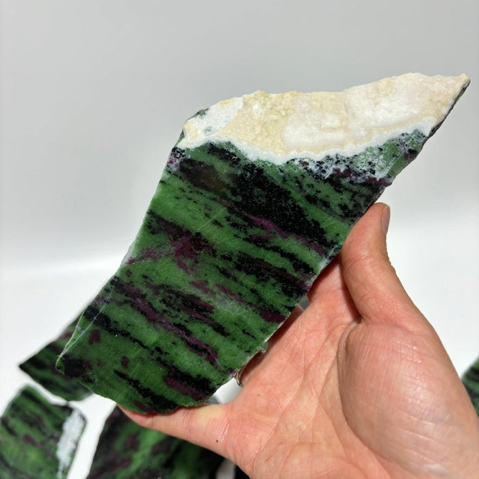 9 Pieces Large Ruby Zoisite Crystal Slab