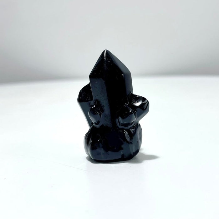 9 Types Crystal Cluster Rocket Shaped Carving Wholesale Pink Opal Obsidian