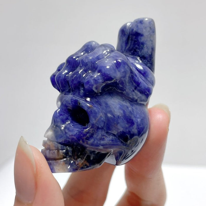 9 Types Crystal Skull With Hand Carving Wholesale Pink Opal Obsidian