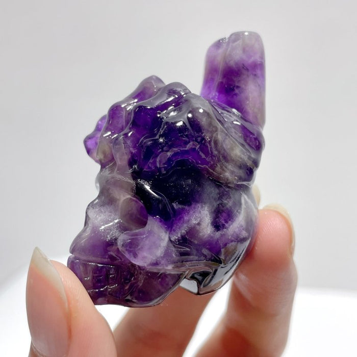 9 Types Crystal Skull With Hand Carving Wholesale Pink Opal Obsidian