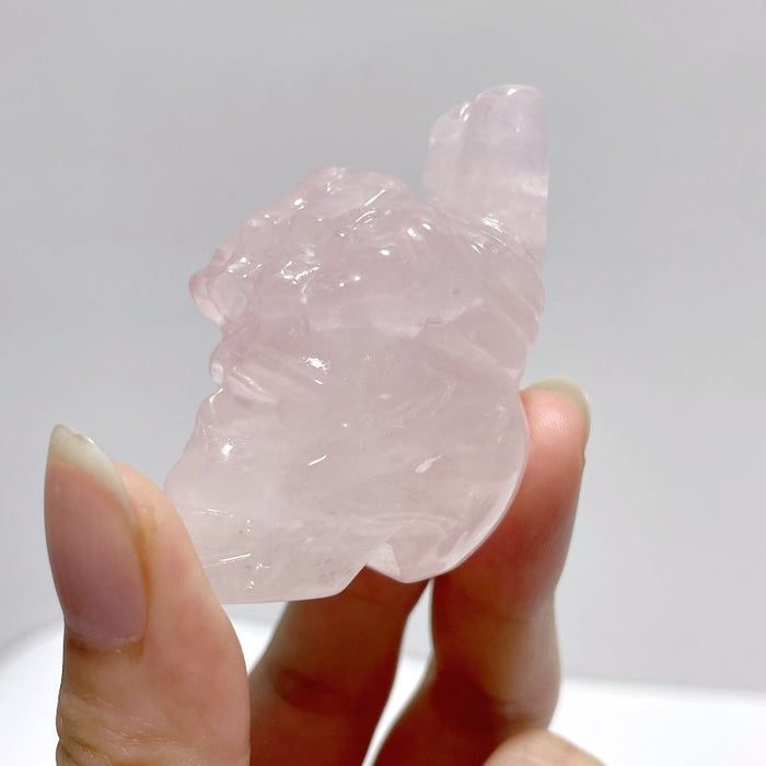 9 Types Crystal Skull With Hand Carving Wholesale Pink Opal Obsidian