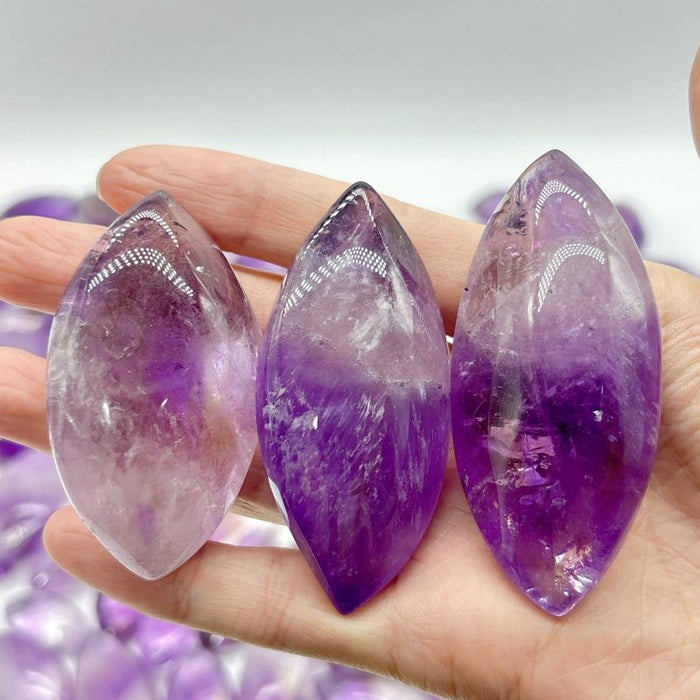 91 Pieces Amethyst Horse Eye Shape