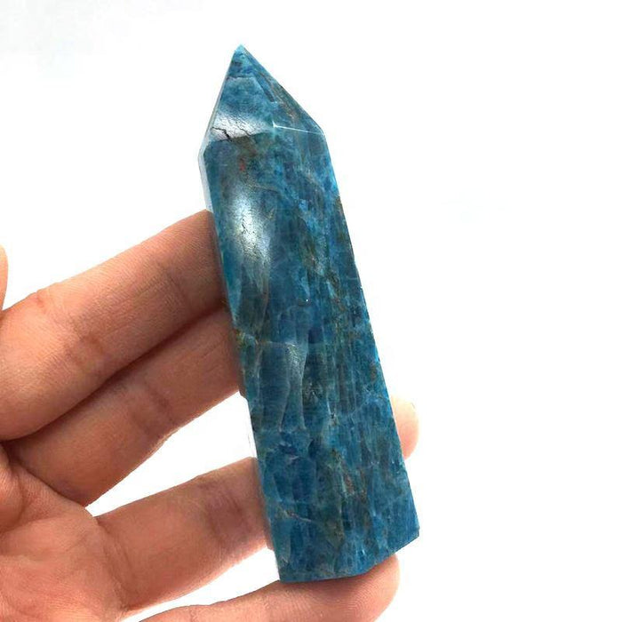 Blue Apatite Crystal Point Tower Wholesale