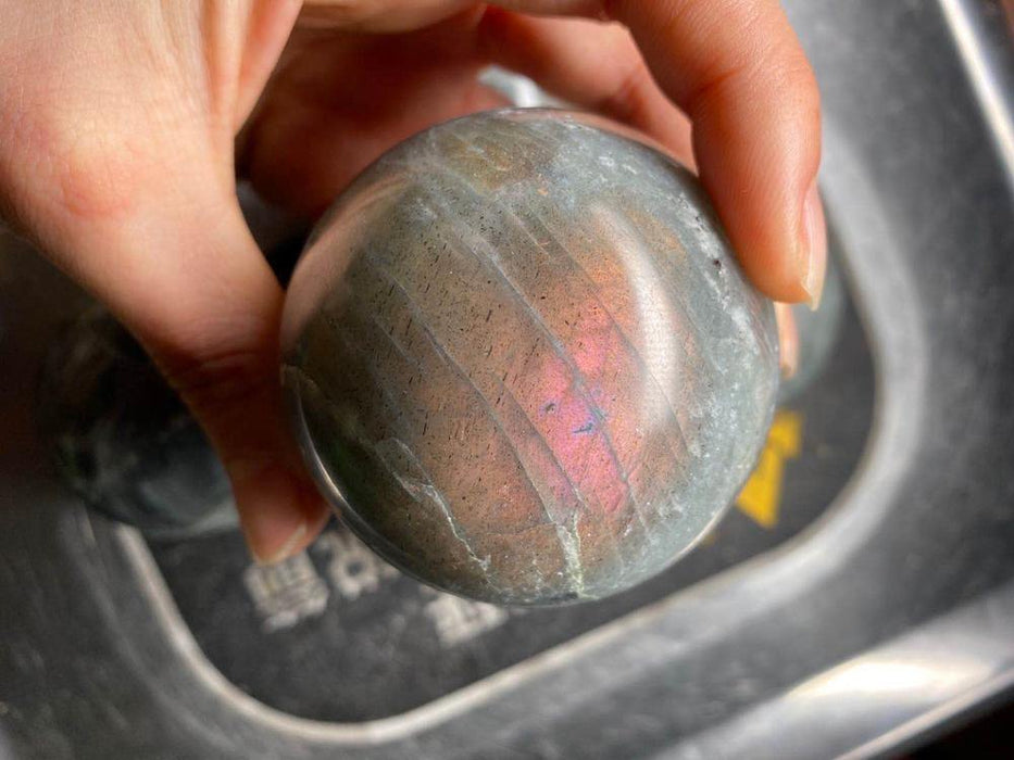 Orange&Purple Labradorite Sphere Quartz Wholesale
