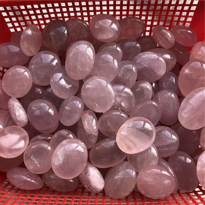 Pink Rose Quartz Tumbled Crystal Wholesale