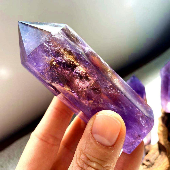 High Quality Ametrine Point Crystal Wholesale