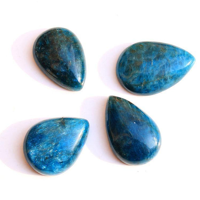 High Grade Blue Apatite Crystal Teardrops Pendant Wholesale