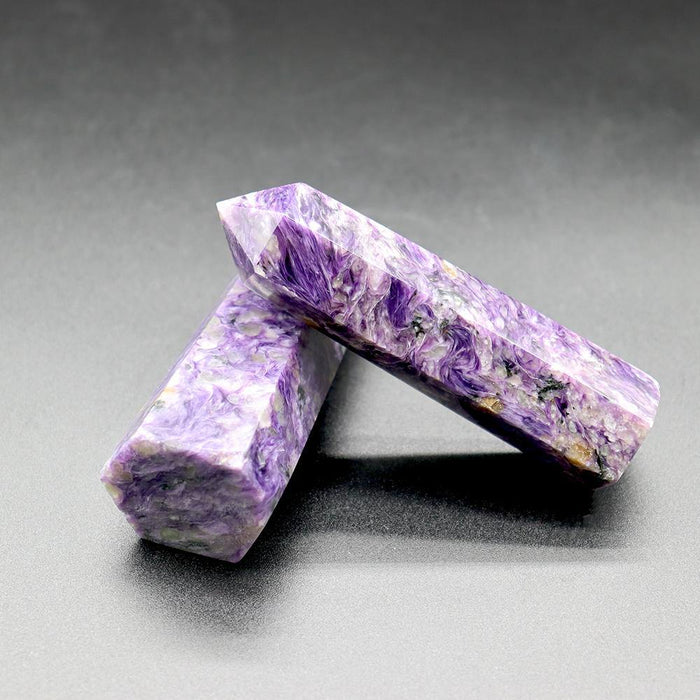 High Quality Charoite Stone Point