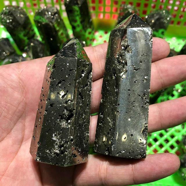 High Quality Pyrite Tower Geode