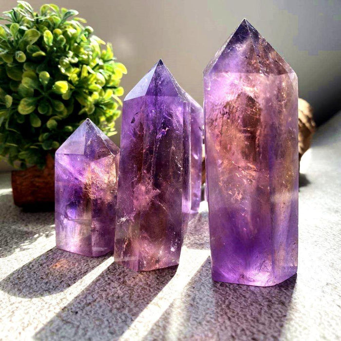 High Quality Ametrine Point Crystal Wholesale