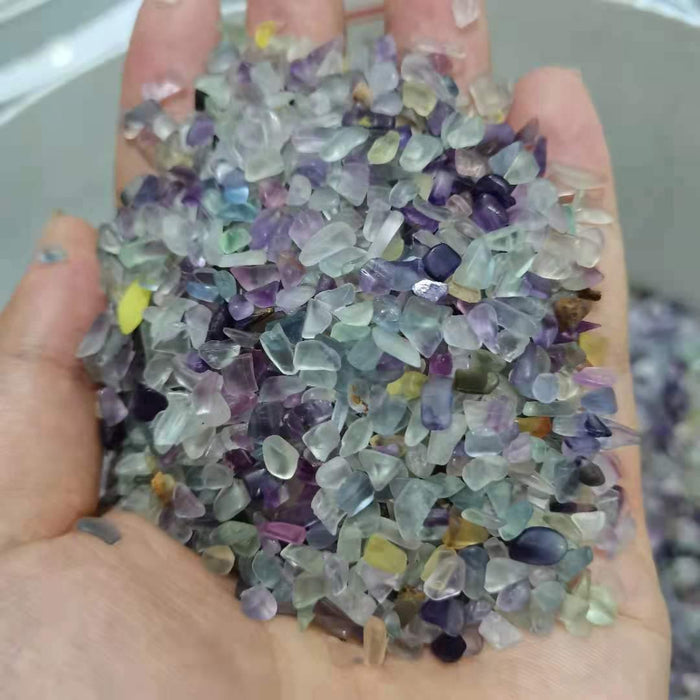 Rainbow Fluorite Gravel Chips Wholesale