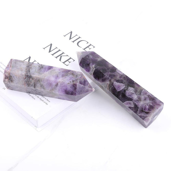 Chevron Amethyst Tower Points Wholesale