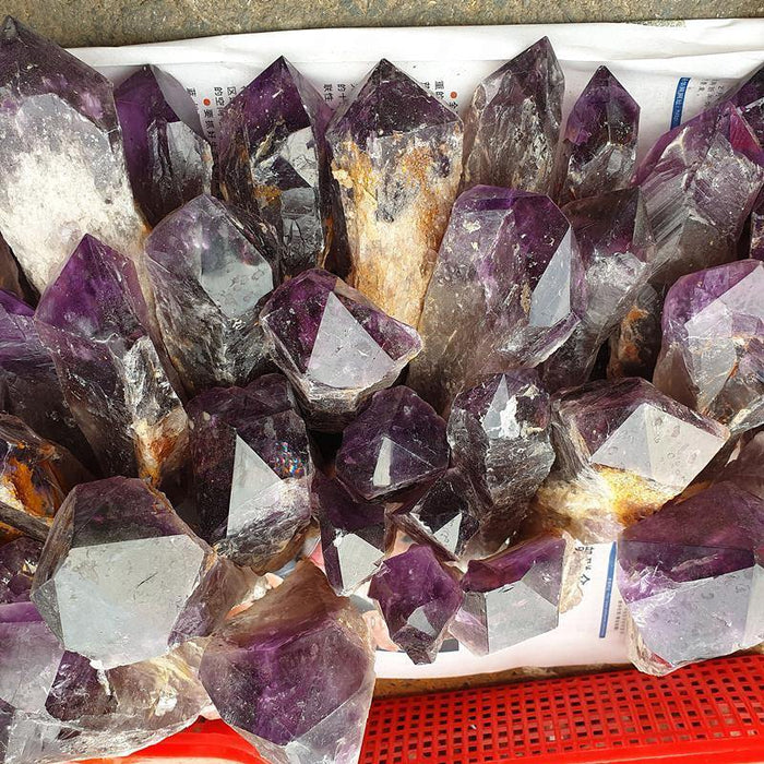 Raw Amethyst Point Wand Specimen Wholesale